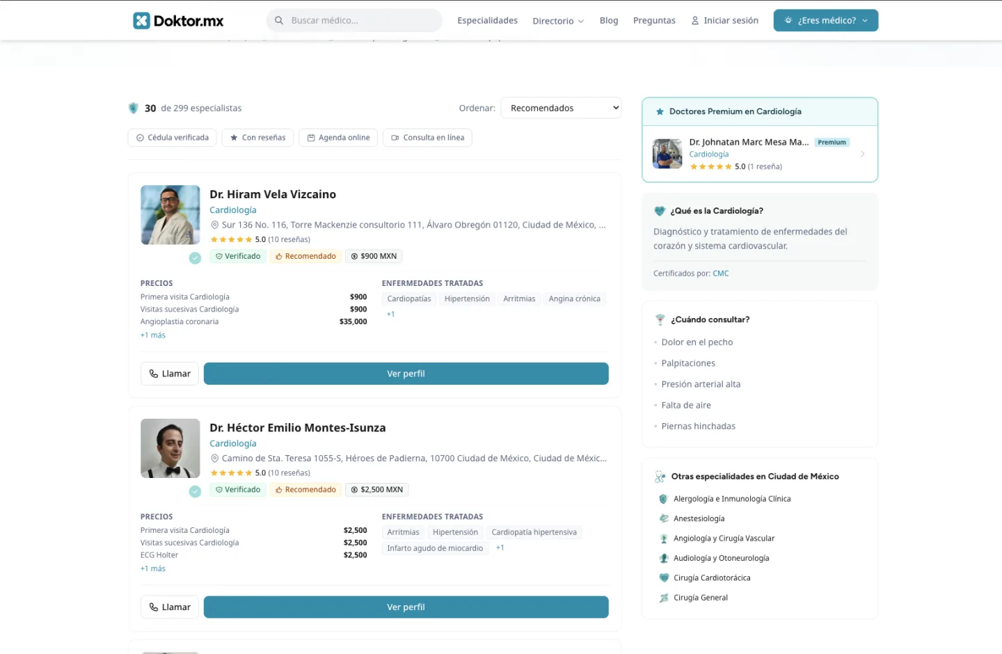Doktor.mx screenshot 1