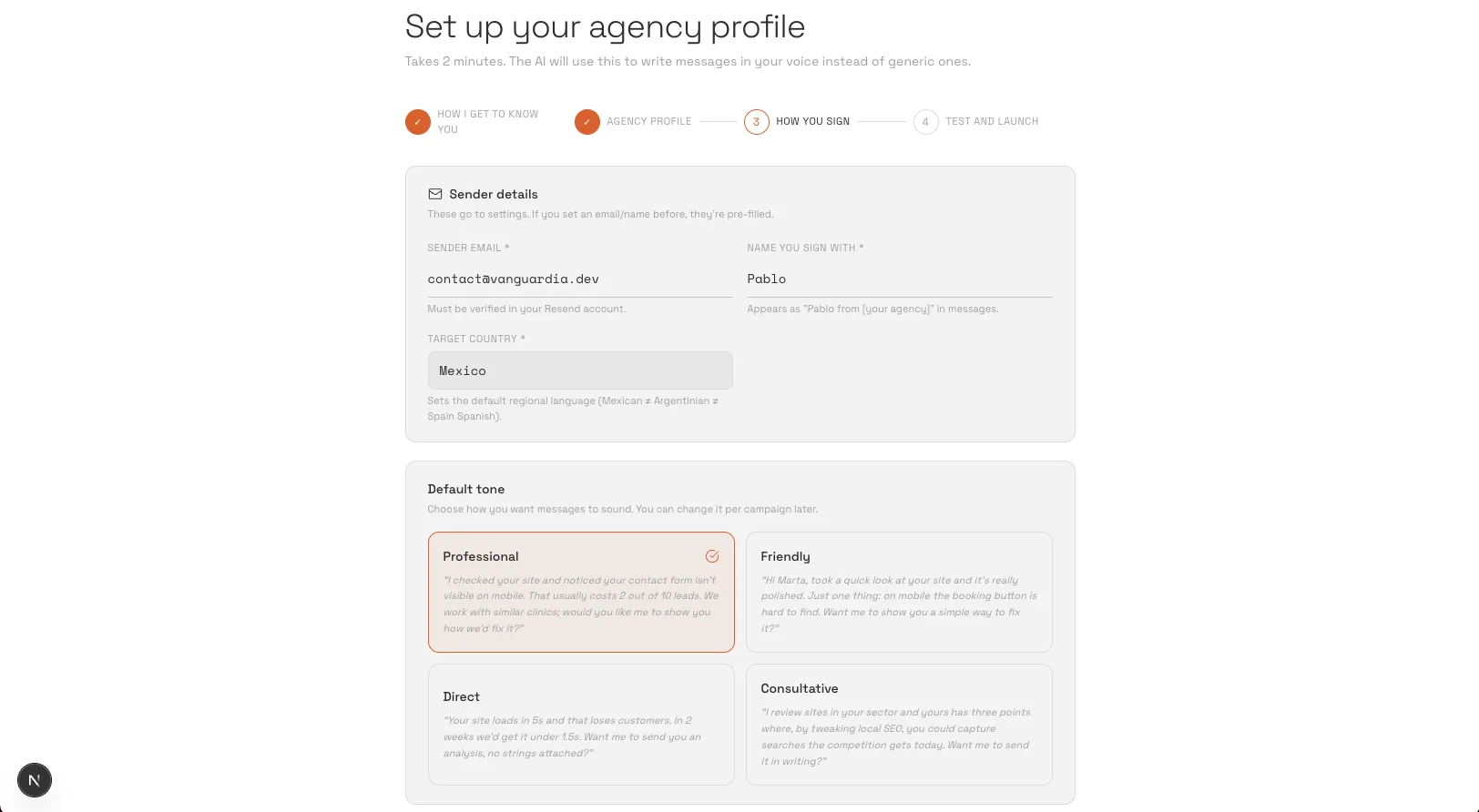 ProspectAI screenshot 1