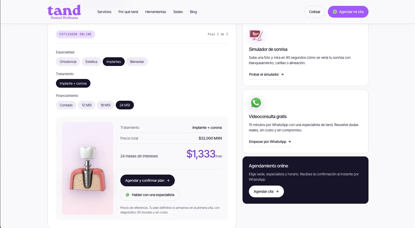 Tand Dental Wellness screenshot 1