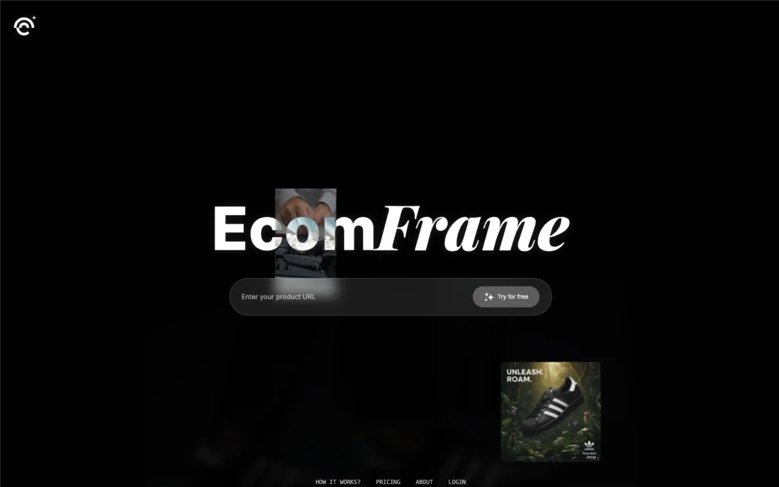 Pantalla de la plataforma EcomFrame